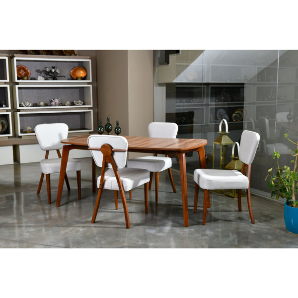 Corrigan Studio Decca 4 Person Dining Set Wayfair.co.uk